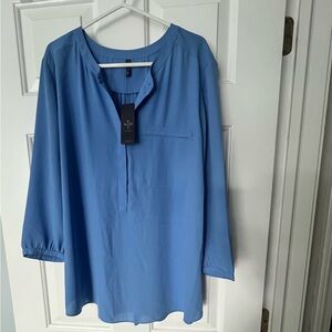 NYDJ blue top